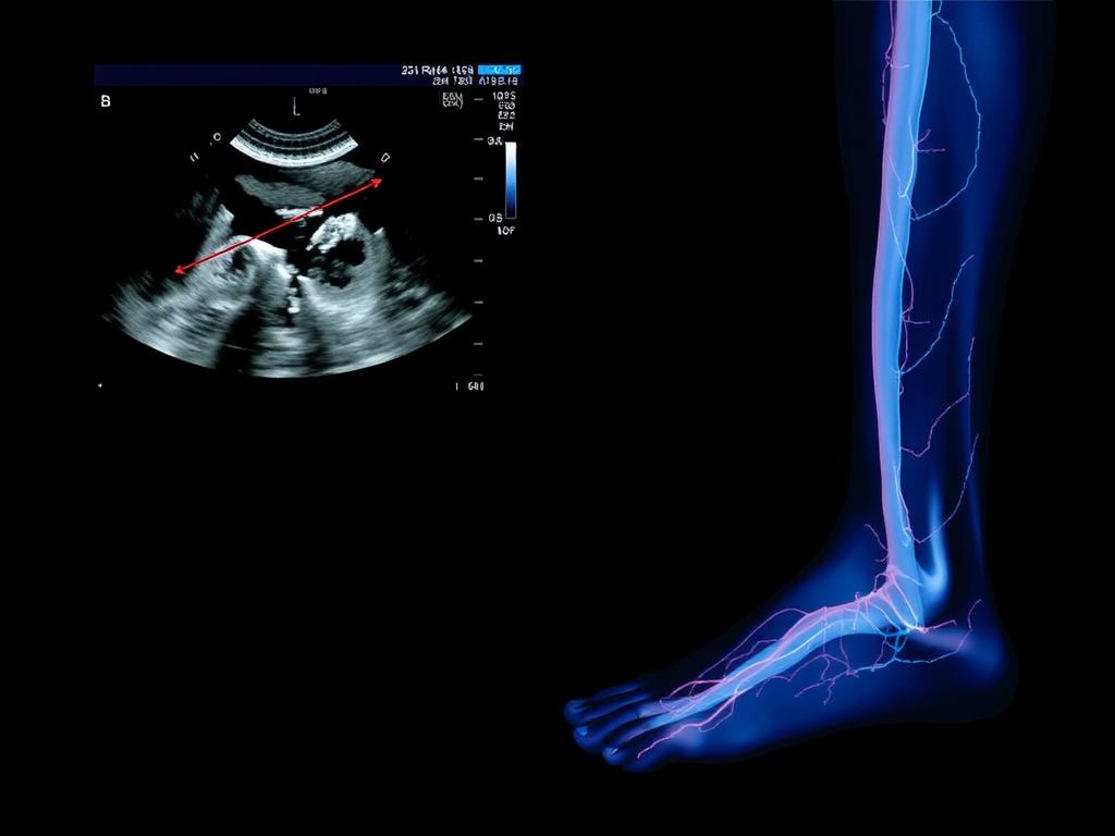 Ultrasound of the arteries and veins of the lower extremities фото